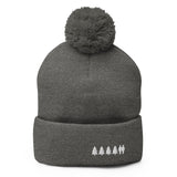 Holiday Trees Pom-Pom Beanie