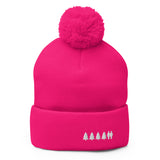 Holiday Trees Pom-Pom Beanie