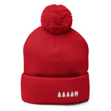 Holiday Trees Pom-Pom Beanie