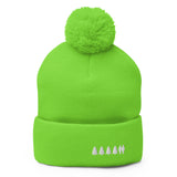 Holiday Trees Pom-Pom Beanie
